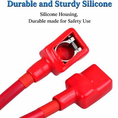 Custom 2AWG Silicone Battery Cable Pair | Pure Copper Heavy Gauge Battery Jumper Wire for RV