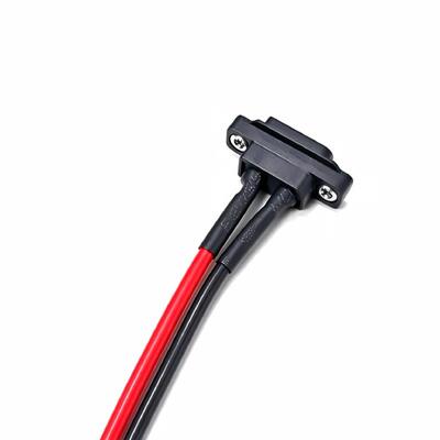 Custom XT90E Panel Mount Connector Harness | High Current Pre-Wired Lithium Battery Cable Assembly