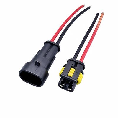 Bespoke 2Pin Superseal Waterproof Connector Pigtail Wire | Pre-Wired Cable Assembly for Automotive