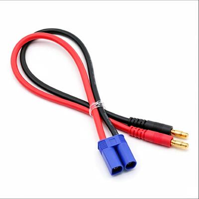 Custom XT60 & EC5 To 4mm Banana Plug Charging Cable | RC Lipo Battery Adapter Lead for FPV