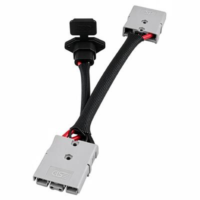 OEM Anderson 50A Y Splitter & Panel Socket Adapter Cable | High Current Power Harness for Battery