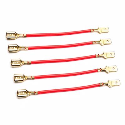 OEM Spade Terminal Wire Harness, Quick Disconnect Connector Cable Assembly for Industrial Wiring
