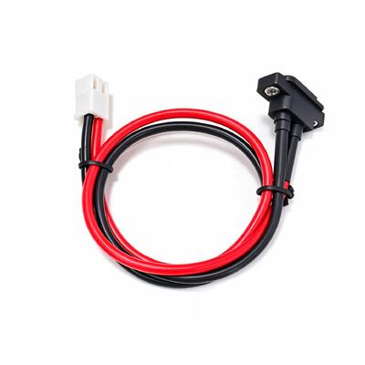 Arnés de conector de montaje en panel XT90E personalizado | Ensamblaje de cable de batería de litio pre-cableado de alta corriente