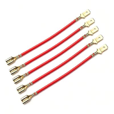 OEM Spade Terminal Wire Harness, Quick Disconnect Connector Cable Assembly for Industrial Wiring