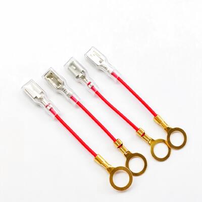 Custom Brass Ring Terminal Assortment Kit, M3 ~ M10 Non-insulated Wire Lugs for Electrical Crimping